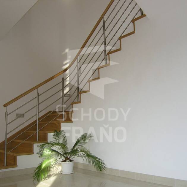 Dubove kombinovane schody